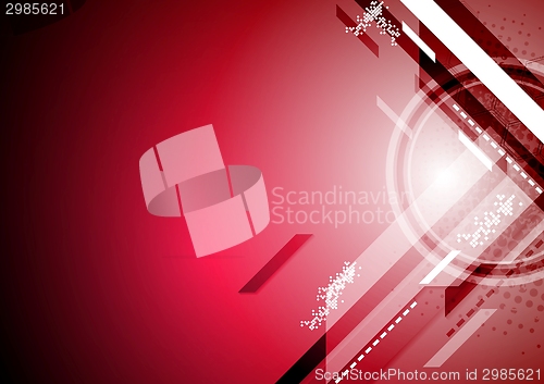 Image of Technical dark corporate background