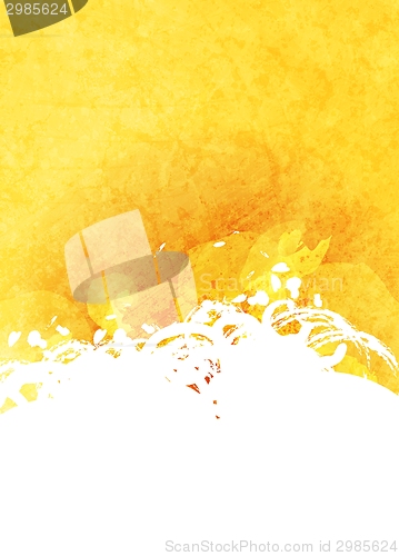 Image of Abstract grunge yellow and white background