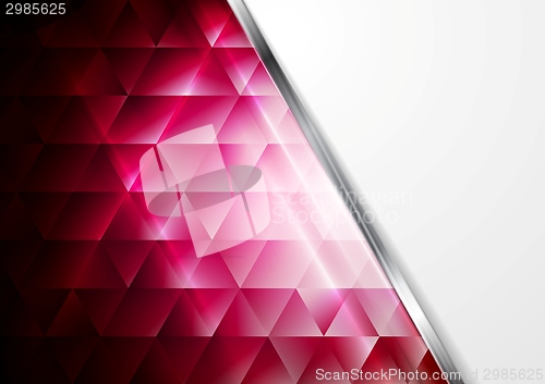 Image of Tech background with metal stripe
