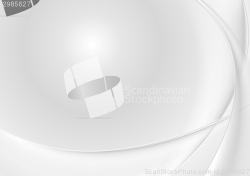 Image of Abstract grey pearl waves