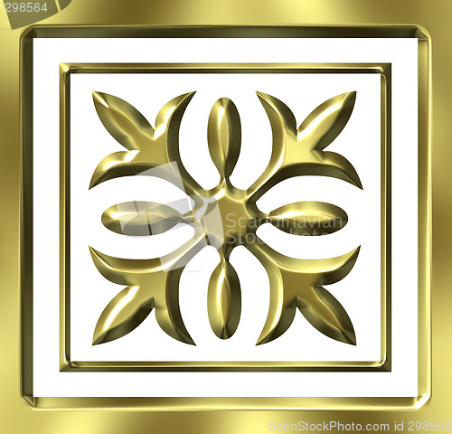 Image of 3D Golden Ornament