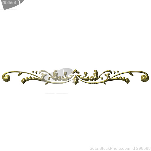 Image of 3D Golden Ornament