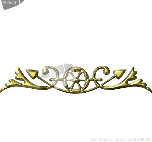 Image of 3D Golden Ornament