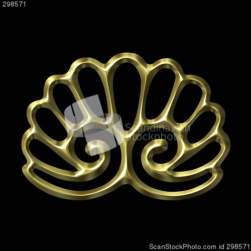 Image of 3D Golden Ornament