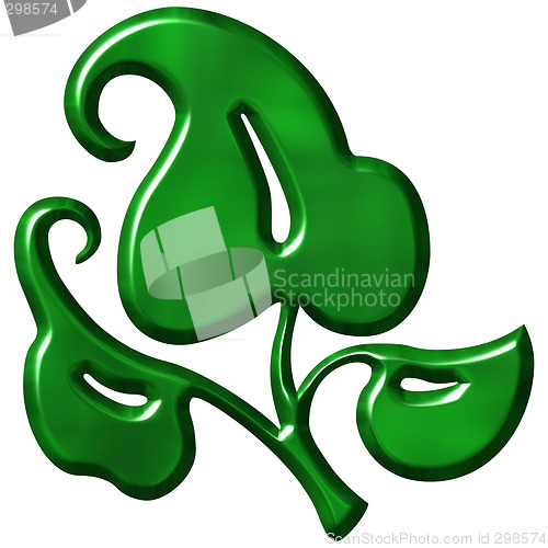 Image of 3D Leaf Ornament