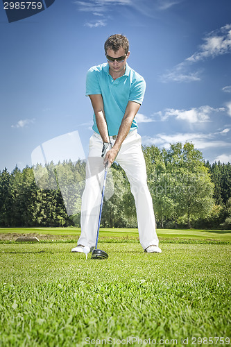 Image of golf player