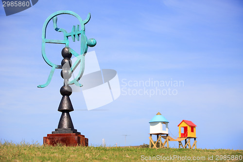 Image of Sculptures by the Sea at  Bondi Australia