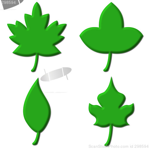 Image of 3D Leaves