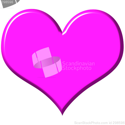 Image of 3D Pink Heart