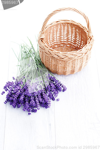 Image of basket of lavender