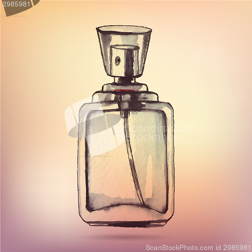 Image of Beautiful perfume bottle.