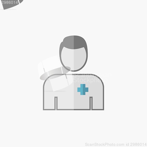 Image of Doctor Flat Icon