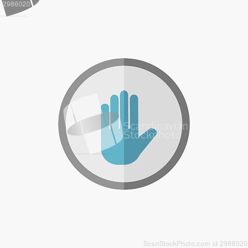 Image of Hand Flat Icon