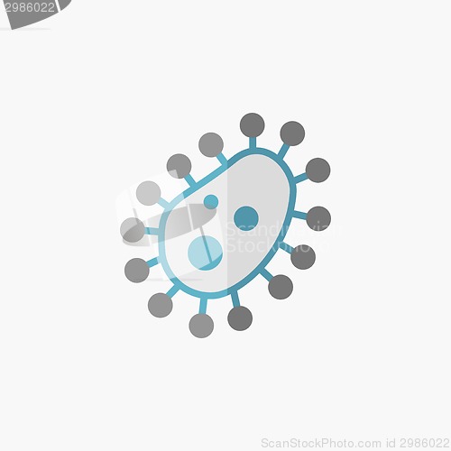 Image of Bacterium Flat Icon