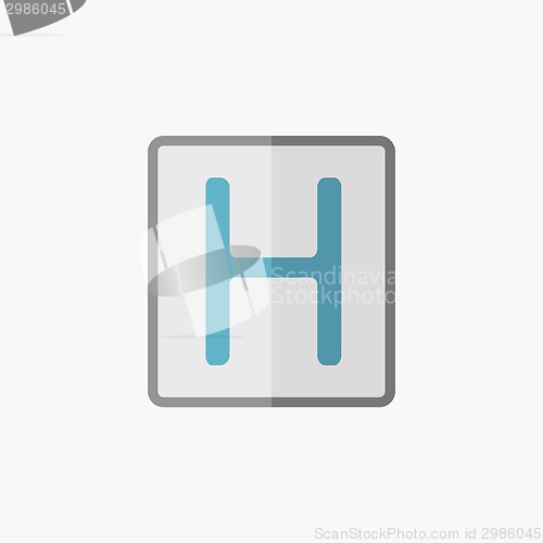 Image of Hospital Flat Icon
