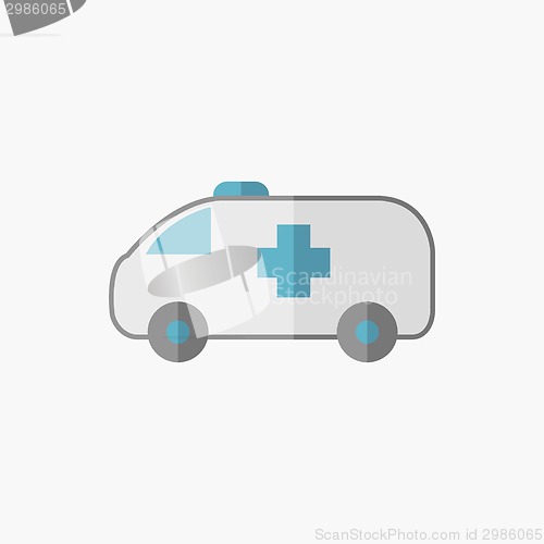 Image of Ambulance Flat Icon