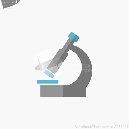 Image of Microscope Flat Icon