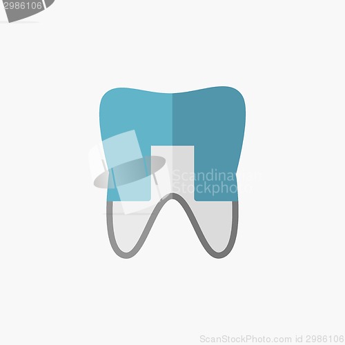 Image of Dental Flat Icon