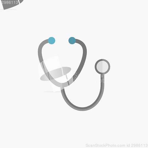 Image of Stethoscope Flat Icon