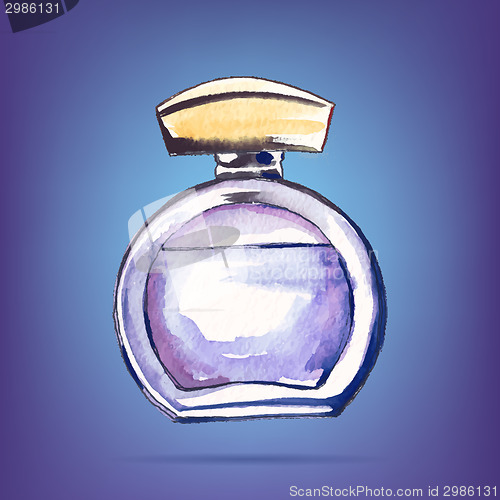 Image of Beautiful perfume bottle.