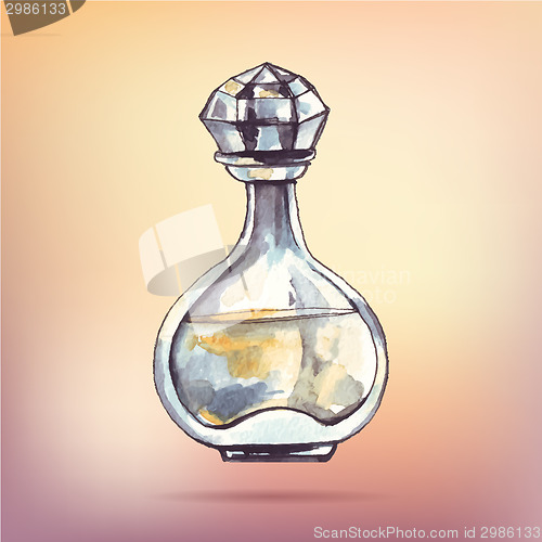 Image of Beautiful perfume bottle.