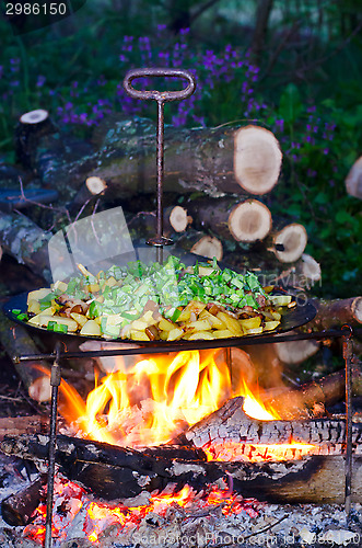 Image of Frying chips
