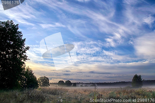 Image of Landscape with the morning mist