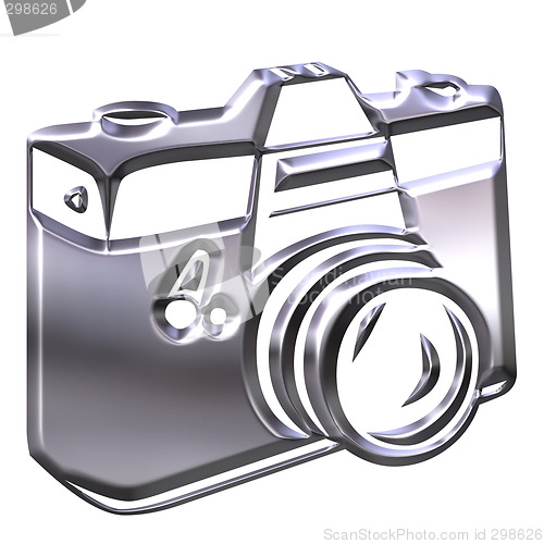 Image of 3D Silver Camera