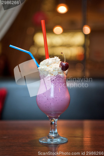 Image of Cherry milkshake