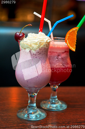 Image of cocktails milkshake