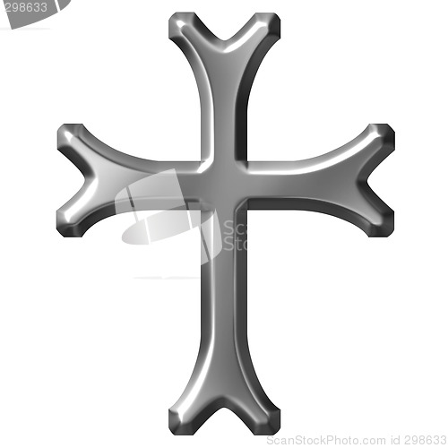 Image of 3D Silver Cross