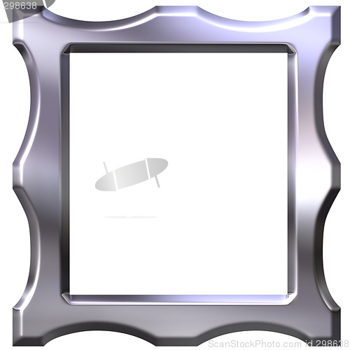 Image of 3D Silver Frame