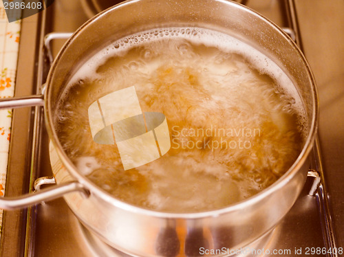 Image of Boiling pasta