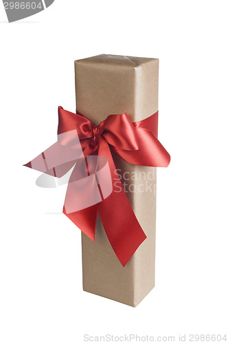 Image of Christmas gift isolated