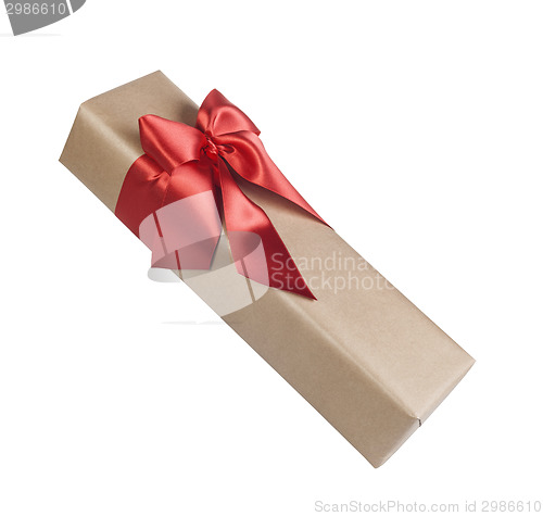 Image of Christmas gift isolated