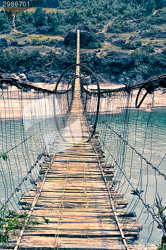 Image of Scary footbridge