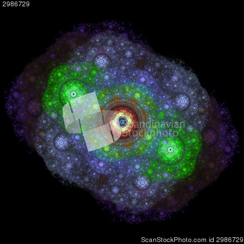 Image of Symmetrical growth of bacteria