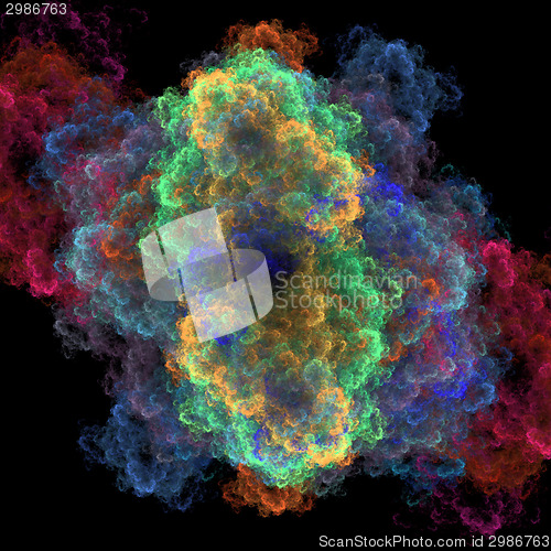 Image of Symmetrical growth of bacteria