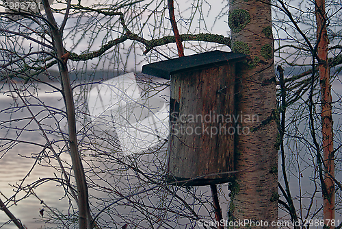 Image of Wooden nest box