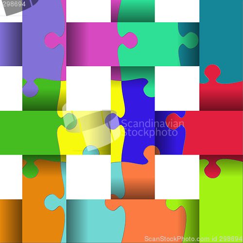 Image of Abstract 3D Puzzle Design