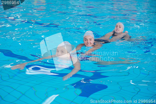 Image of help and rescue on swimming pool