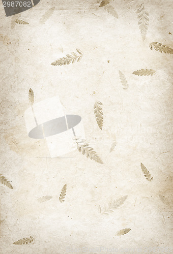 Image of Handmade flower petal paper texture
