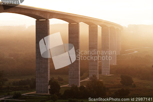 Image of Large highway viaduct ( Hungary)