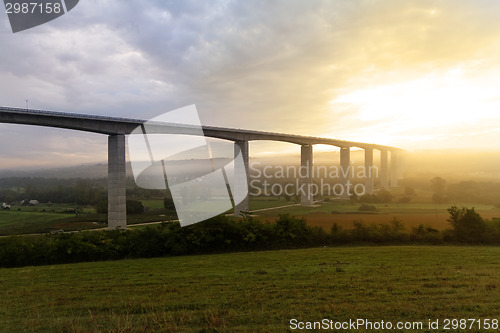 Image of Large highway viaduct ( Hungary)
