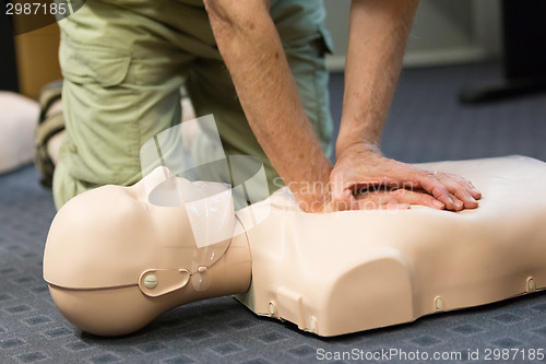 Image of First aid CPR seminar.