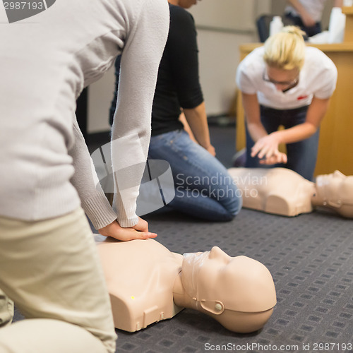 Image of First aid CPR seminar.