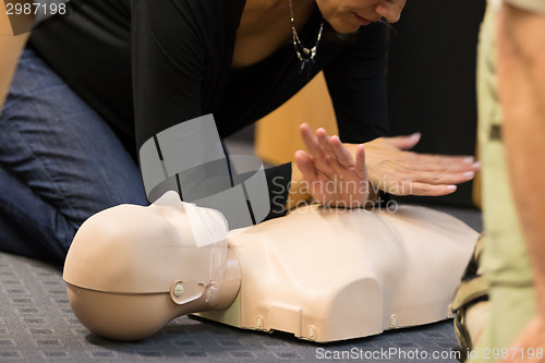 Image of First aid CPR seminar.