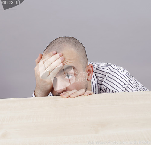 Image of Man at desk