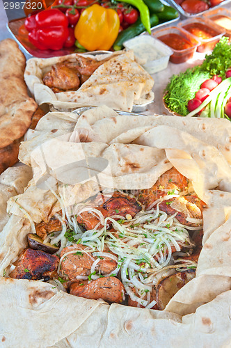 Image of pork kebab