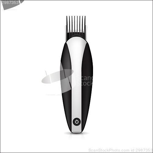 Image of Vector illustration of black electric clipper